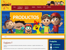 Tablet Screenshot of explora-t.com